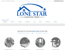 Tablet Screenshot of lonestarcustomtrim.com